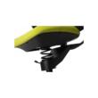 Scaun birou terapeutic Comfort, cu șezut mobil pe arc, tetieră reglabilă, brate 3D, suport lombar ajustabil și bază aluminiu, culoare verde-negru