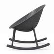 Balansoar pentru interior si exterior, din plastic, culoare antracit