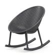 Balansoar pentru interior si exterior, din plastic, culoare antracit