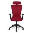 Scaun de birou ergonomic managerial Bergamo - rosu