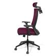 Scaun de birou ergonomic managerial Bergamo - mov