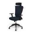 Scaun de birou ergonomic managerial Bergamo - bleumarin