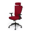 Scaun de birou ergonomic managerial Bergamo - rosu
