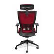 Scaun de birou ergonomic managerial Bergamo - rosu