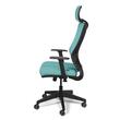 Scaun de birou ergonomic Genova - turcoaz