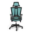 Scaun de birou ergonomic Genova - turcoaz