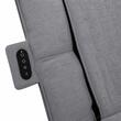 Fotoliu de masaj multifunctionat, MIRA, cu role 3D, functie de incalzire, material textil culoare gri inchis