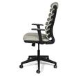 Scaun de birou ergonomic Salerno - gri deschis