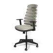 Scaun de birou ergonomic Salerno - gri deschis