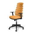 Scaun de birou ergonomic Salerno - portocaliu