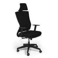 Scaun de birou ergonomic Genova - negru